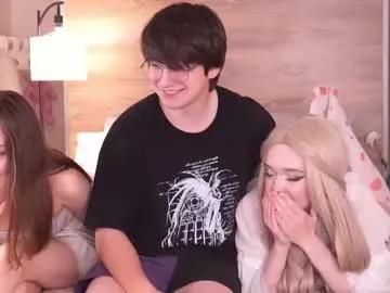 couple_of_fire_ — GOAL: Threesome kiss [555 tokens remaining] Hi all! Join the Akice (blond hair) and Ryry (brown hair) right now #18 #bigcock #new #deepthroat #teen