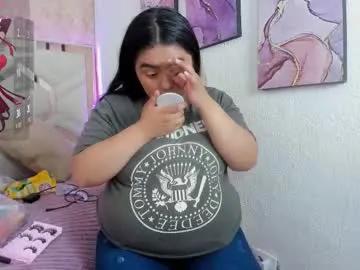emiiily_brownn — GOAL: your name in my boobs [55 tokens remaining] Have fun my pussy make  wet and make it explode ith pleasure  #eat #saliva #curvy #belly #bbw