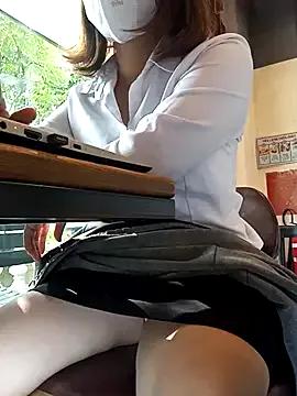 Michiko1 — sneaking around in the cafe