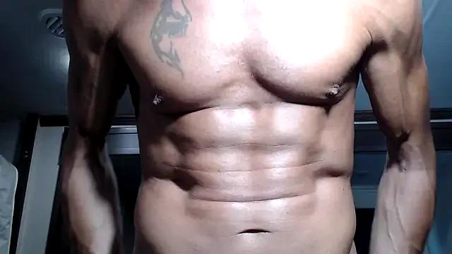 ThickD2C — CUMSHOT ALL OVER ABS ON BED W/VERBAL